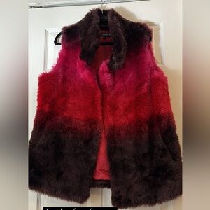 Jocelyn faux fur vest